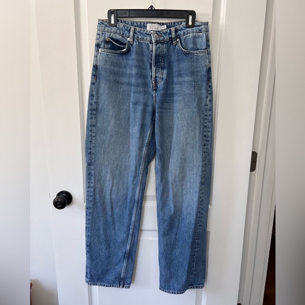 & Other Stories Light Blue Straight Leg Jeans